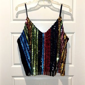 Madison & Berkeley Sequin Camisole
